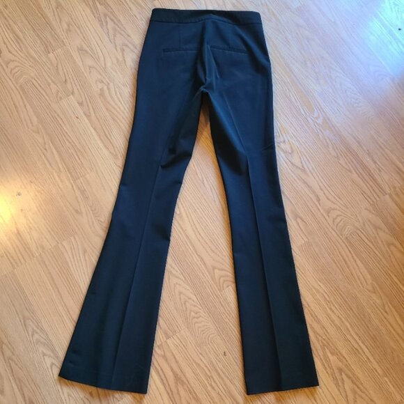 VERONICA BEARD HIGH RISE FLAT FRONT FLARED DRESS PANTS STRETCH sz 4 - Picture 4 of 7